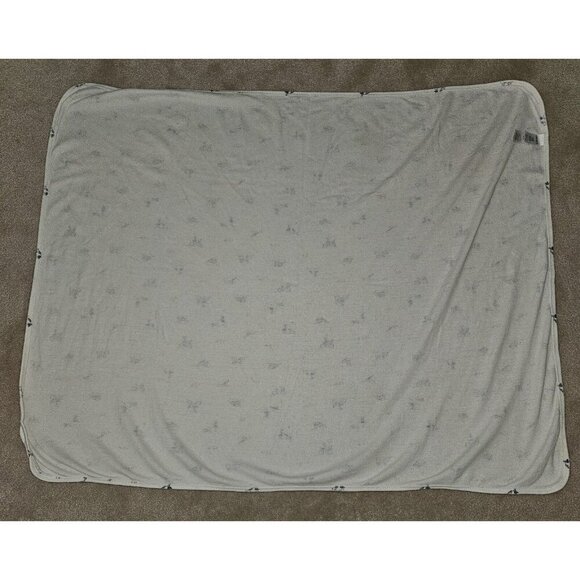 Carter's Cotton Baby Blanket White Blue Pink Girl Dog Bicycle Flowers Bird READ - Picture 7 of 9